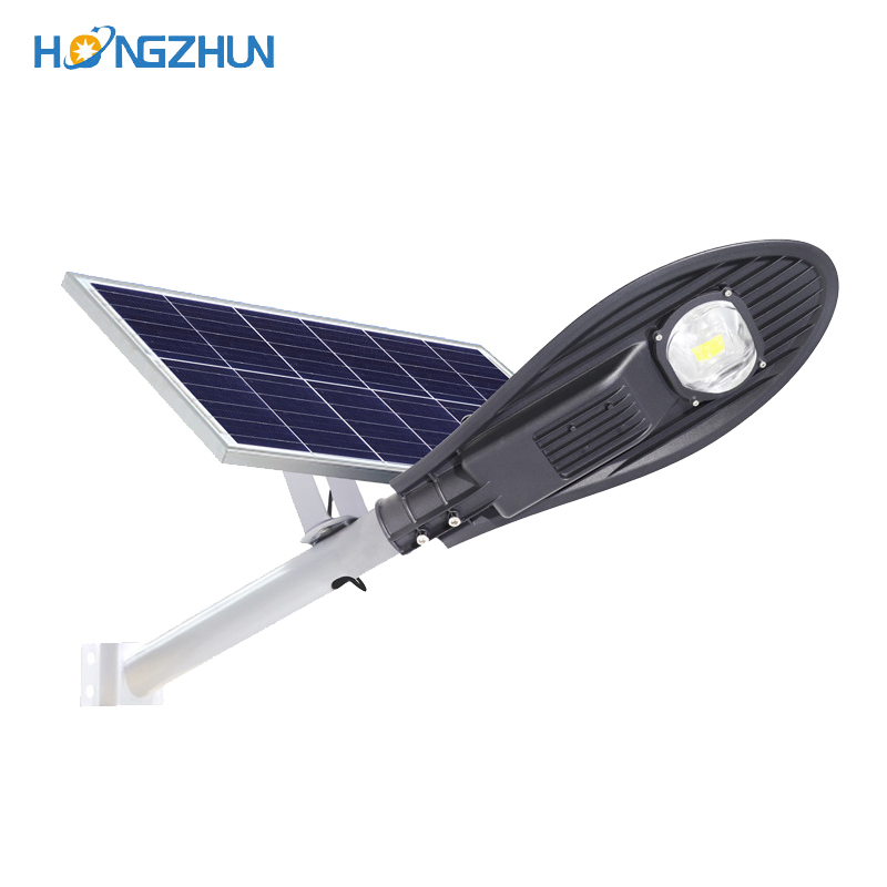 Iluminação Pública Inteligente com Indução de Corpo Humano 100W 200W 300W 400W Lâmpada de Rua LED Solar Powered