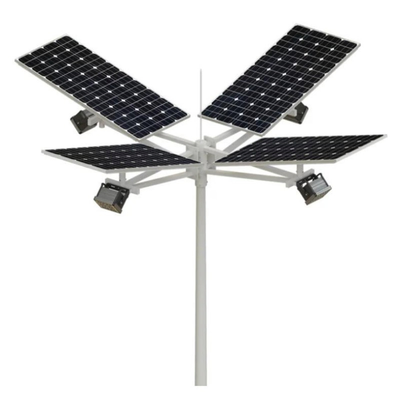15m Iluminação Solar LED de Alto Mastro com 200W Lâmpada de Inundação LED (DX-75DA)