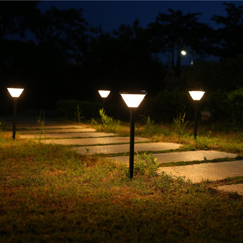 3W Iluminação Solar LED de Jardim em Alumínio para Cerca e Caminho de Natal