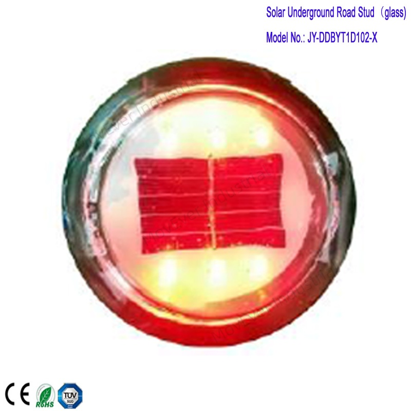 Marcador de Estrada de Vidro Automático com Luz Solar, Olho de Gato, Iluminação para Paisagismo em Pátio