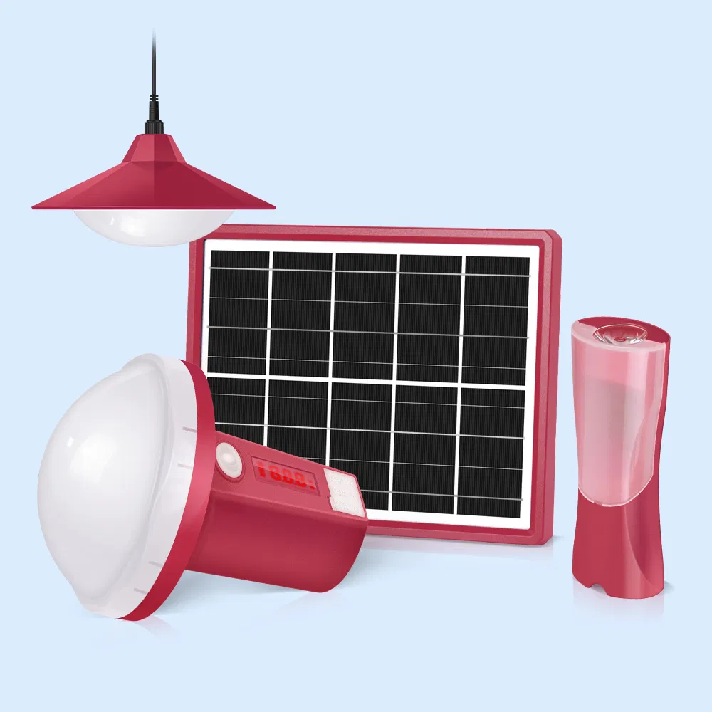 Kit de Iluminação Solar Residencial Portátil Certificado Verasol ODM/OEM Off Grid para Carregamento de Telefone Móvel e Iluminação Residencial para Uso de Emergência em Acampamentos ao Ar Livre
