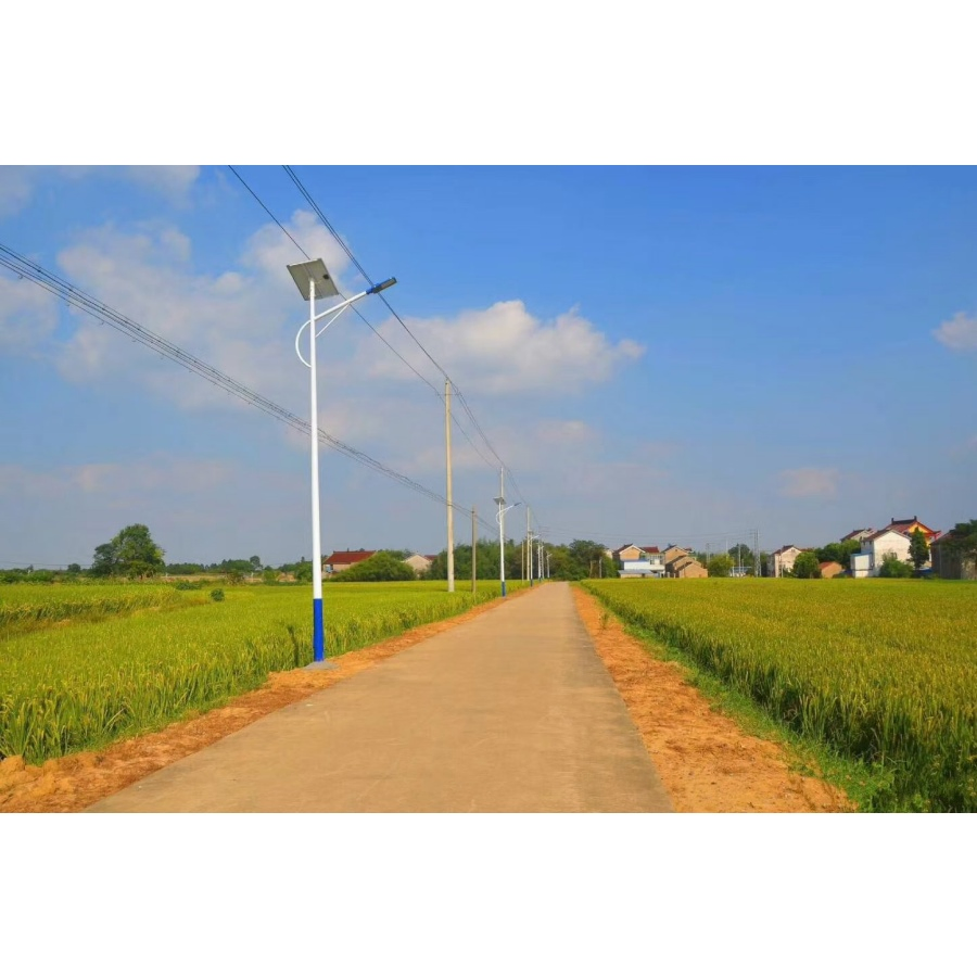 Iluminação ao ar livre LED solar para rua, estrada, com alta luminosidade, longa vida útil, eficiente em energia e ecológica, para iluminação de vias urbanas, rodovias e caminhos de campus