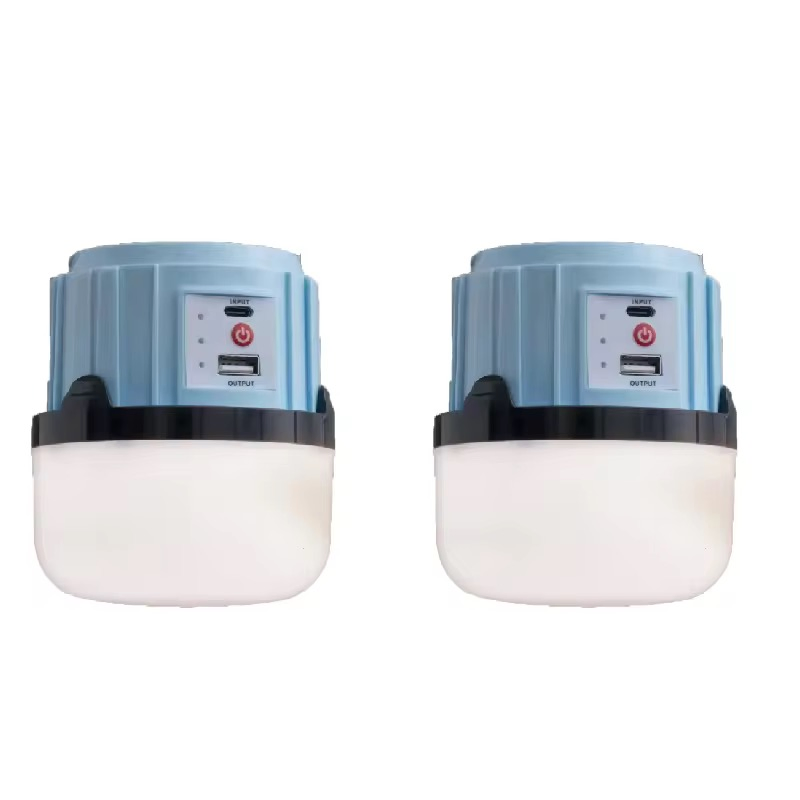 Lanterna de LED solar portátil para exteriores, luz de camping e tenda, economia de energia, iluminação à prova d'água para barracas noturnas