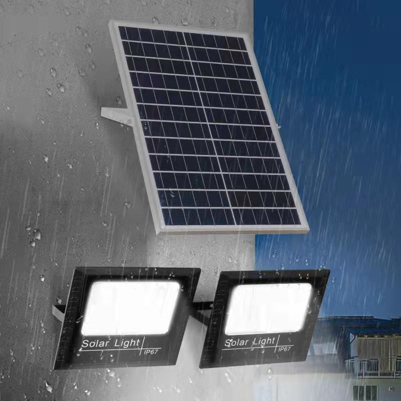 Iluminação Solar LED Industrial ao Ar Livre com Refletor à Prova d'Água Direto da Fábrica para Jardim