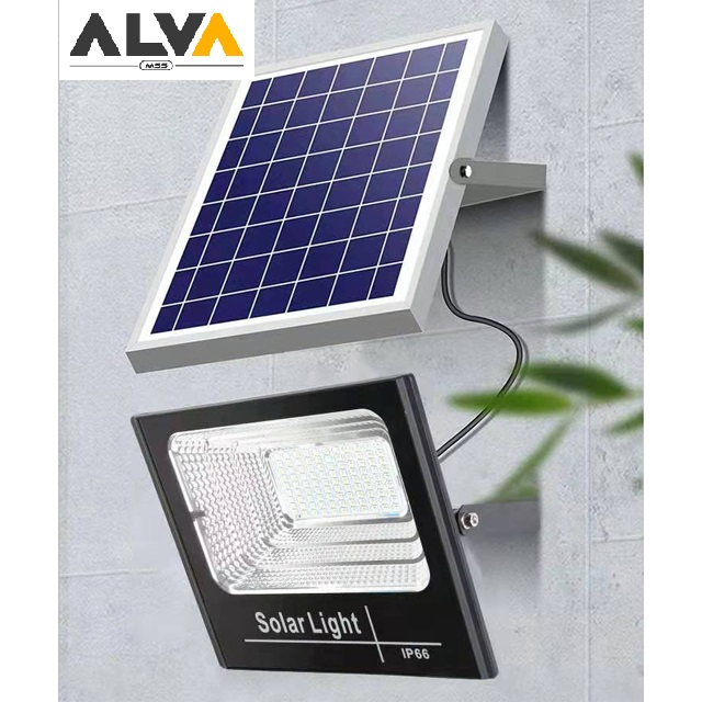 Alva 100W Luminária Solar LED de Alta Potência Lâmpadas LED para Exterior Controle Remoto Controle de Iluminação Controle de Temporização Iluminação LED