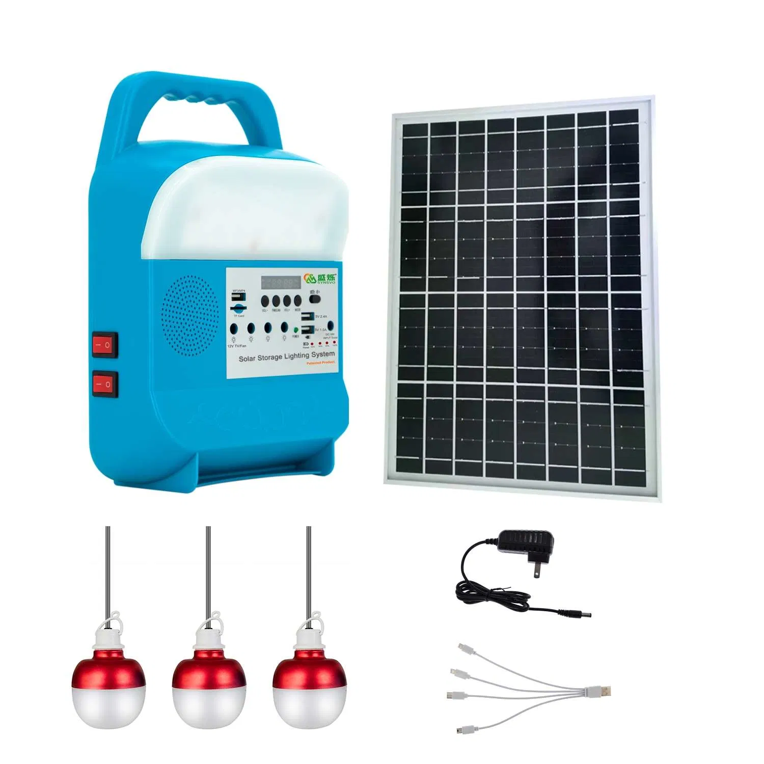 Sistema de Iluminação Solar Eficiente em Energia para Casas e Jardins Synsvo