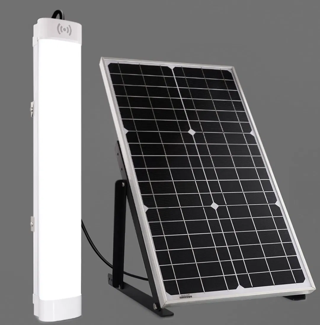 Iluminação Solar de Bateria de Alta Qualidade 90cm Luz LED Longa para Exterior, Iluminação Tri-Proof Solar para Iluminação de Rua, Caminho e Estacionamento