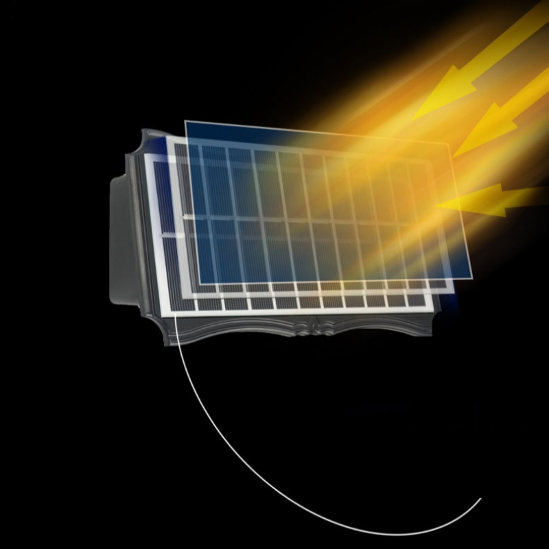 Iluminação de Jardim Solar Ecológica para Fixação em Parede para Exteriores