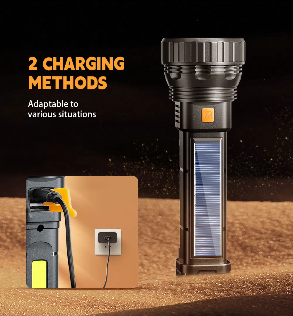 Lanterna Solar Recarga LED 5