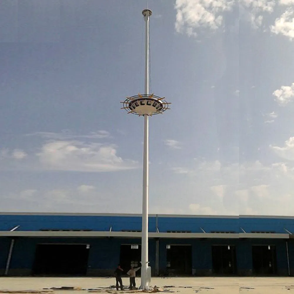 Fábrica 40/50m IP67 Estádio Projetado Rua Jardim Luz Solar LED Alto Mastro Iluminação