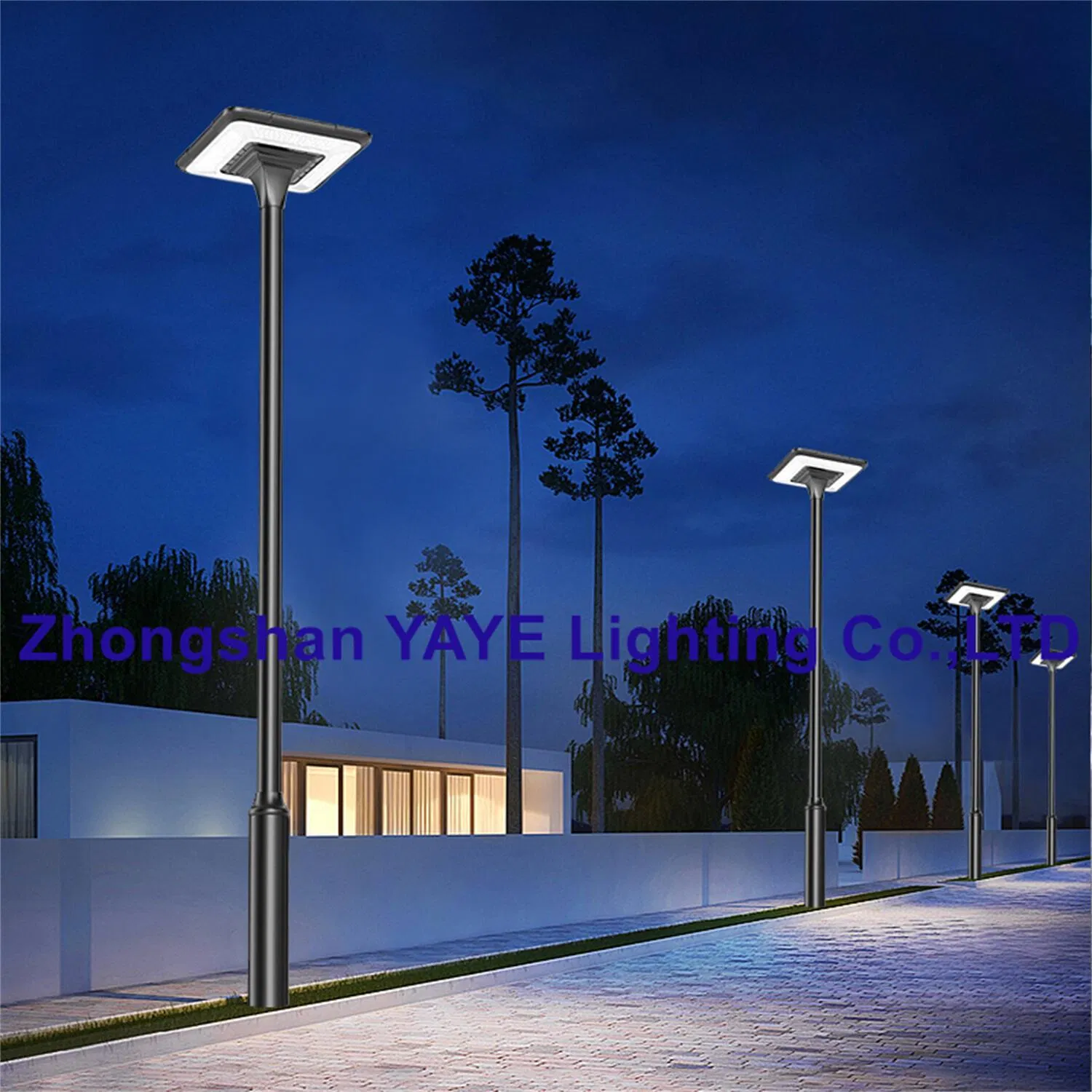 Yaye 2023 Fábrica Solar CE/RoHS 200W Iluminação Decorativa de LED para Jardim ao Ar Livre em Alumínio para Calçada e Caminho 23 Anos de Experiência em Produção e Exportação Melhor Serviço
