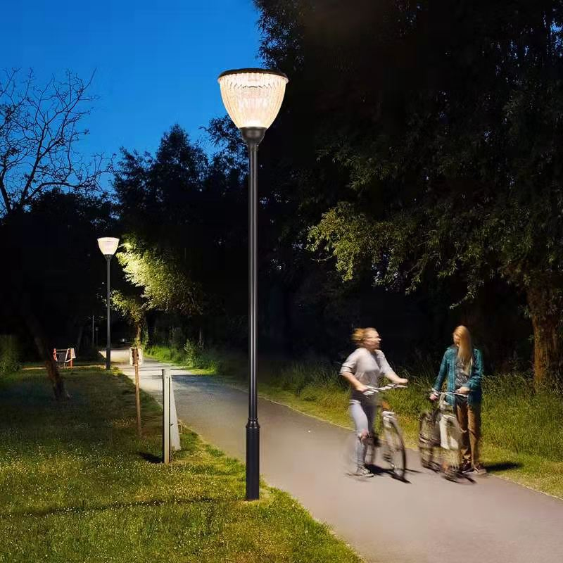Lâmpada LED de Alta Potência e Economia de Energia 3m Iluminação Solar para Jardim, Caminho e Estacionamento com Luz LED