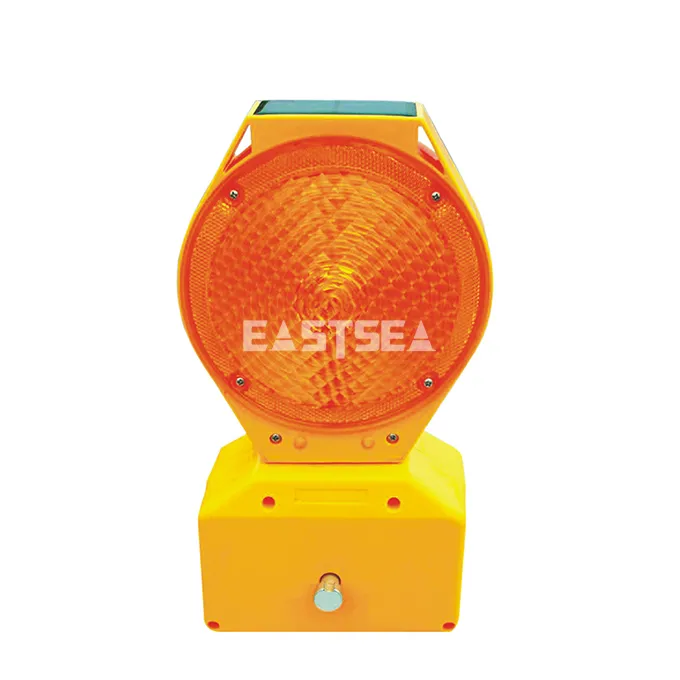 Barreira de Segurança Luz de Advertência Solar LED Portátil - Vista Detalhada 1