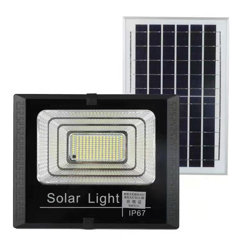 Iluminação Solar LED Industrial ao Ar Livre com Refletor à Prova d'Água Direto da Fábrica para Jardim