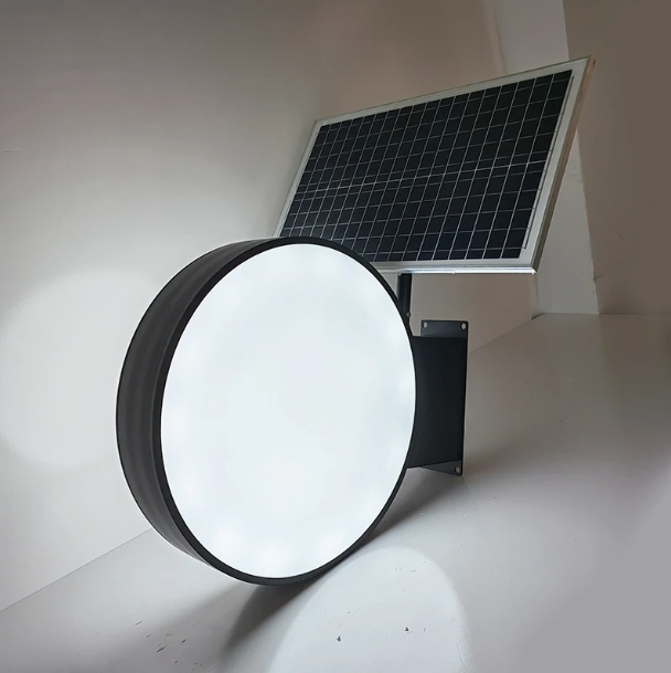 Placa de Publicidade em LED Solar de Alta Qualidade e Ecológica para Exterior