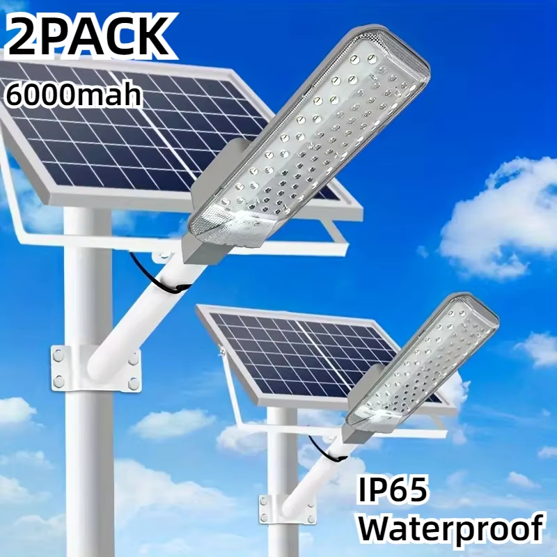 Lâmpada de Rua Solar LED do Crepúsculo ao Amanhecer – Iluminação Externa de Alta Lúmens para Segurança