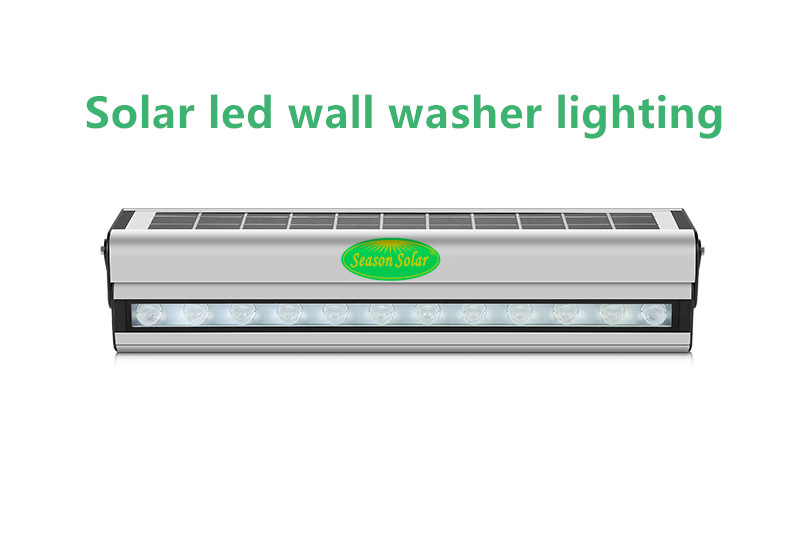 Iluminação de LED de Alta Potência IP65 Fixture de Iluminação Solar para Parede Externa para Iluminação de Painéis Publicitários