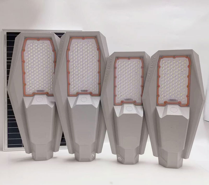 Luzes de Jardim Solares ao Ar Livre Iluminadas por LED Luz de Rua Paisagística 100W 200W Iluminação de Estrada Solar LED