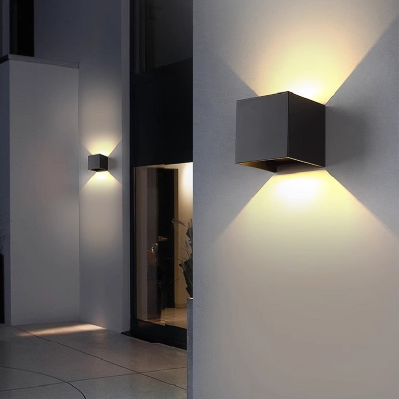 Luz Solar de Parede Montada para Cerca de Iluminação de Jardim de Pátio