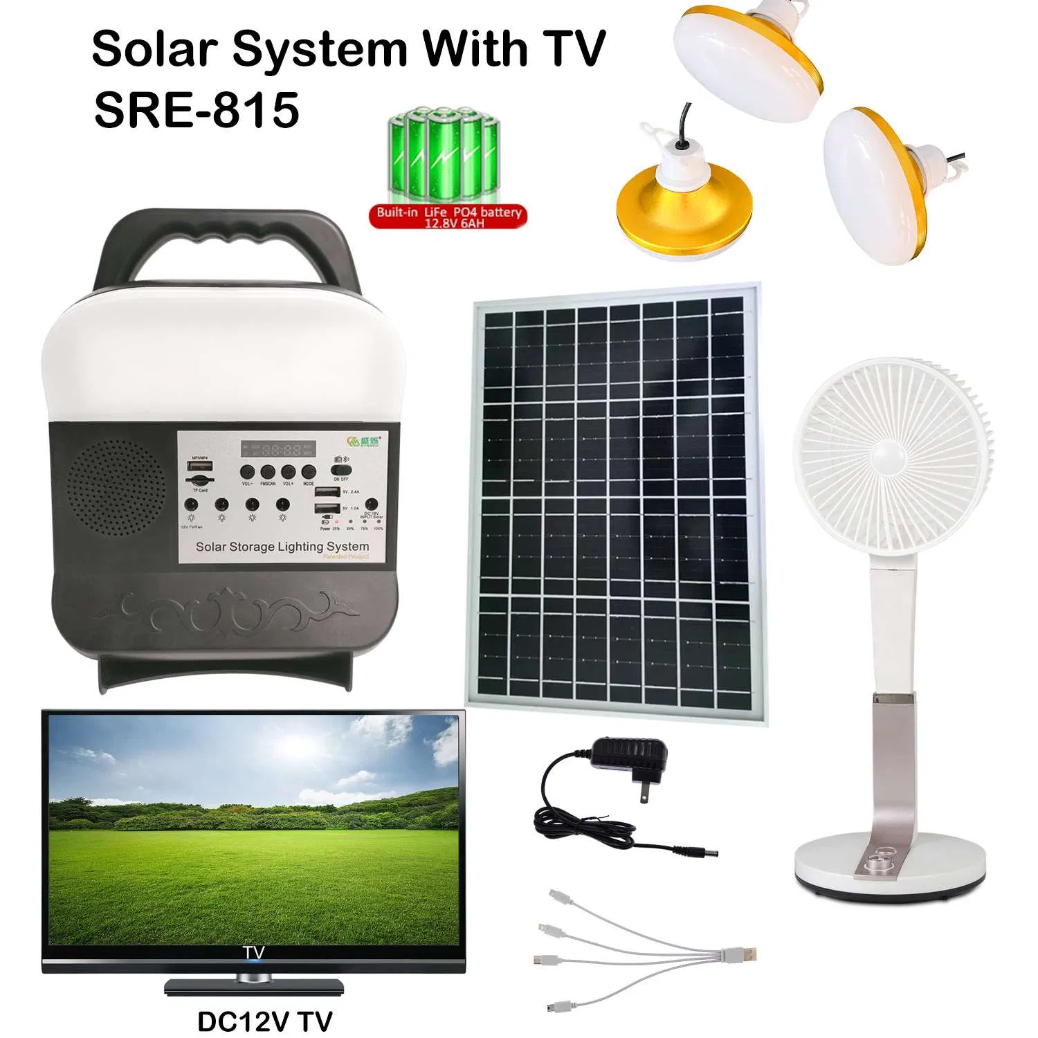 Sistema de Iluminação Solar Eficiente em Energia para Casas e Jardins Synsvo