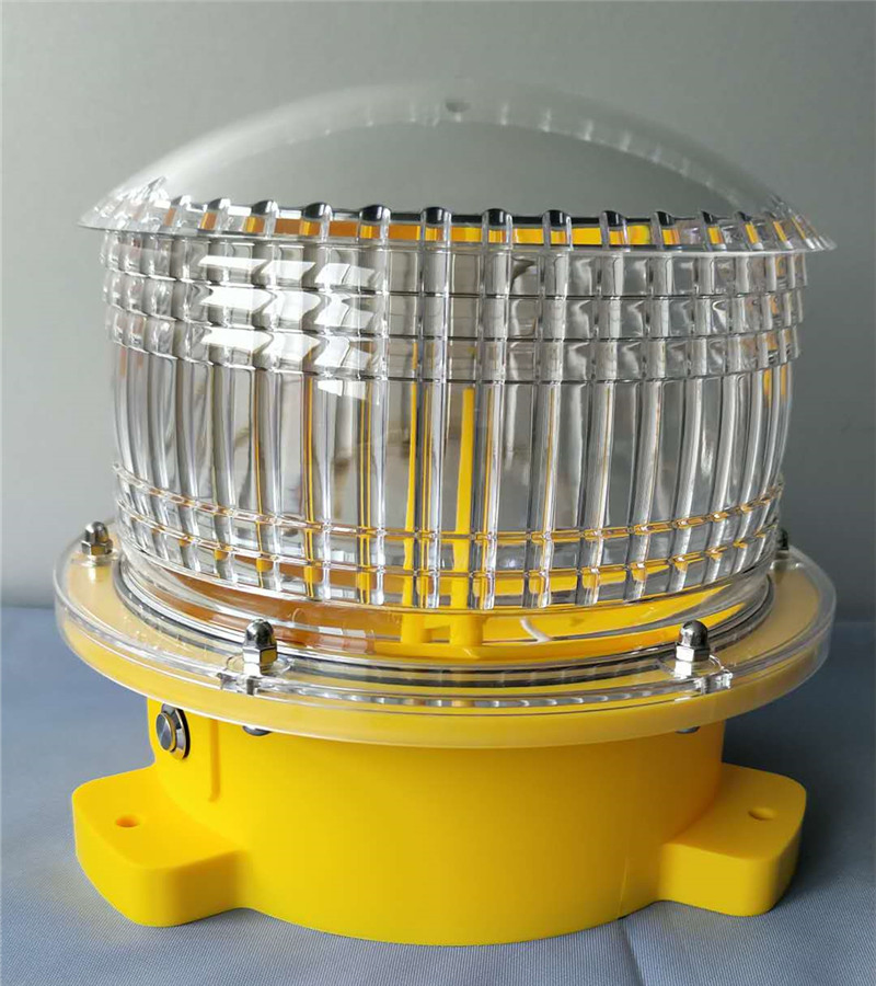 Luz de Advertência Solar para Doca - Iluminação Solar para Doca à Prova d'Água - 5 LED Colorido Constante ou Piscante 360 Grau de Iluminação