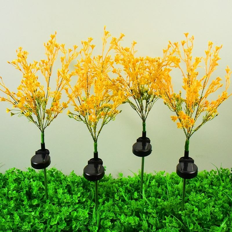 Luzes de Jardim Solar Brightrapeseed - Iluminação Decorativa Externa à Prova d'Água