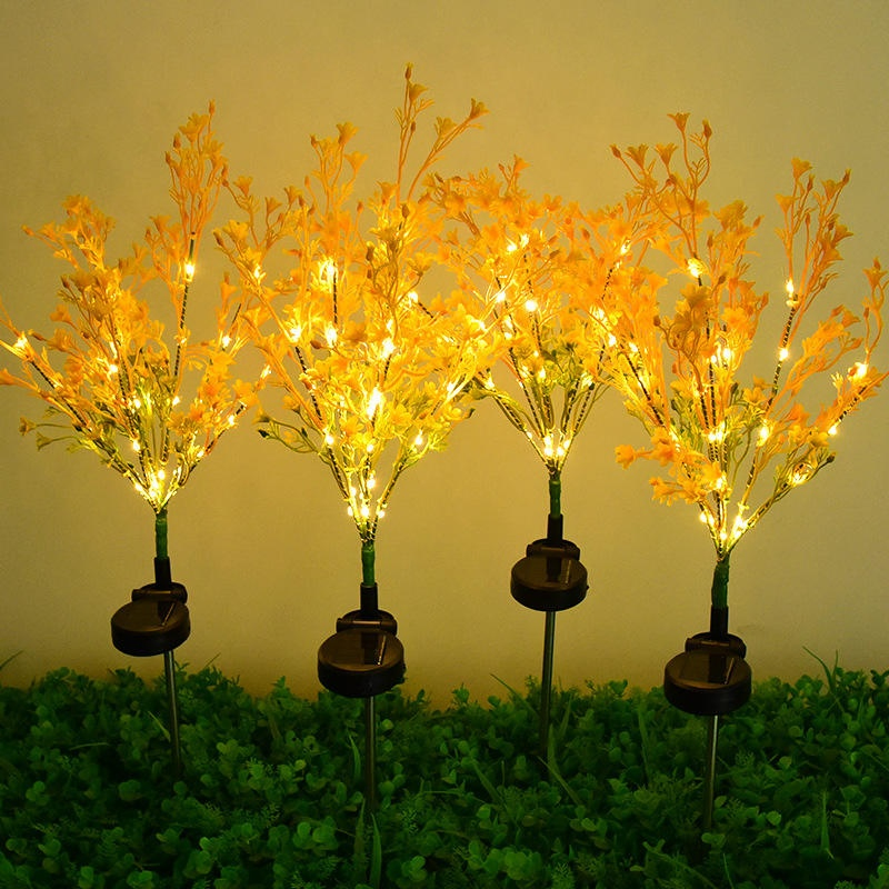 Luzes de Jardim Solar Brightrapeseed - Iluminação Decorativa Externa à Prova d'Água