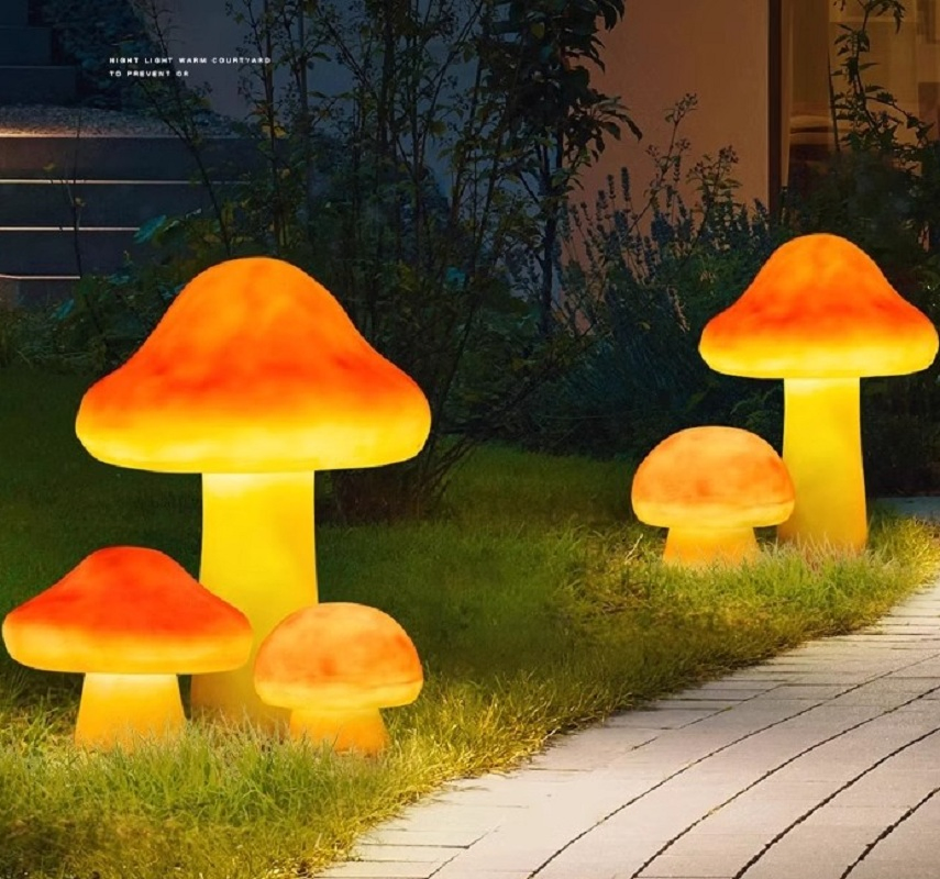 Decoração Flor Solar LED Poste Impermeável IP65 Iluminação de Jardim Paisagístico