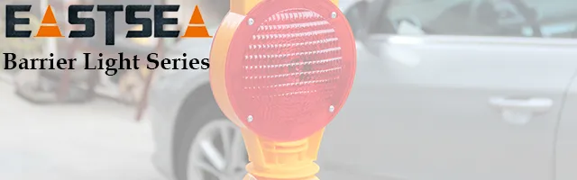 Barreira de Segurança Luz de Advertência Solar LED Portátil