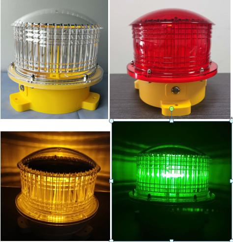 Luz de Advertência Solar para Doca - Iluminação Solar para Doca à Prova d'Água - 5 LED Colorido Constante ou Piscante 360 Grau de Iluminação
