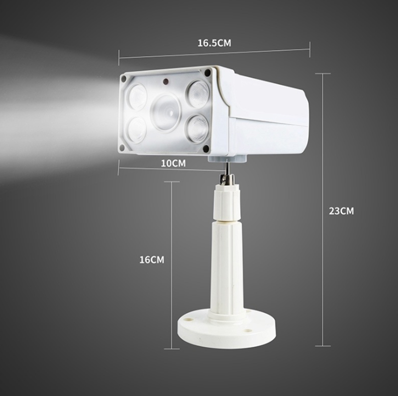 Iluminação de Segurança com Sensor de Movimento Solar ao Ar Livre Dragão Brilhante