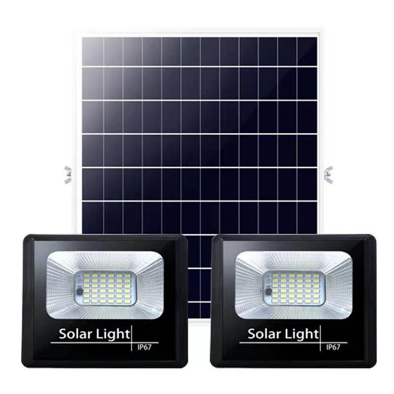 Iluminação Solar LED Industrial ao Ar Livre com Refletor à Prova d'Água Direto da Fábrica para Jardim