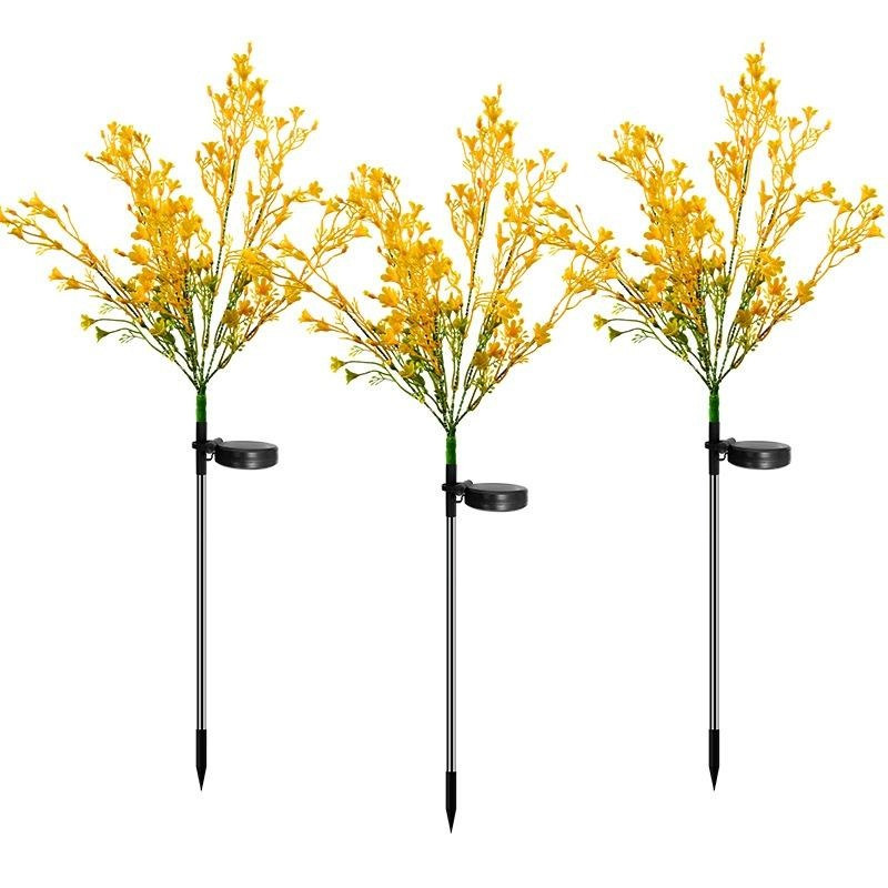 Luzes de Jardim Solar Brightrapeseed - Iluminação Decorativa Externa à Prova d'Água