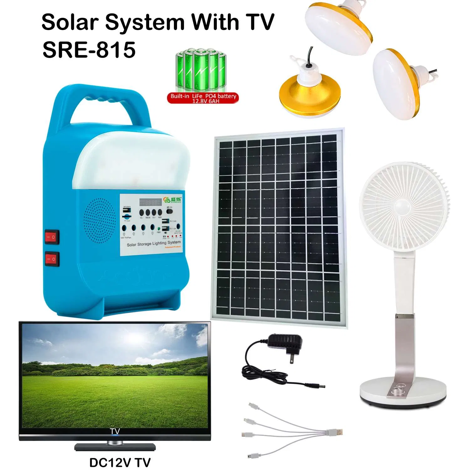 Sistema de Iluminação Solar Eficiente em Energia para Casas e Jardins Synsvo