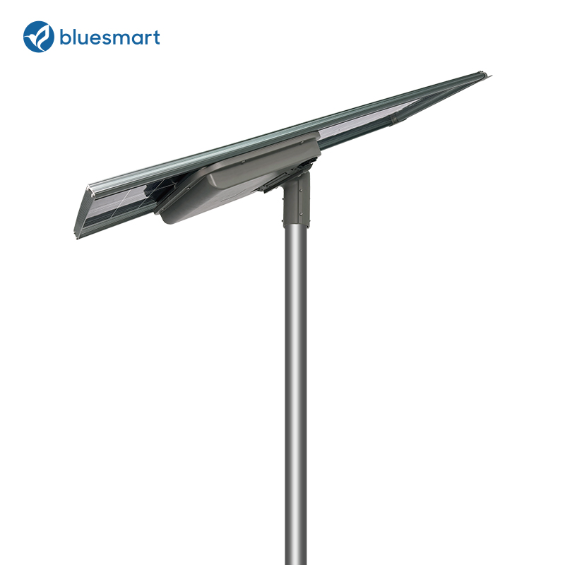 Iluminação Pública Solar LED Externa 60W Tudo em Um Economia de Energia para Estacionamento