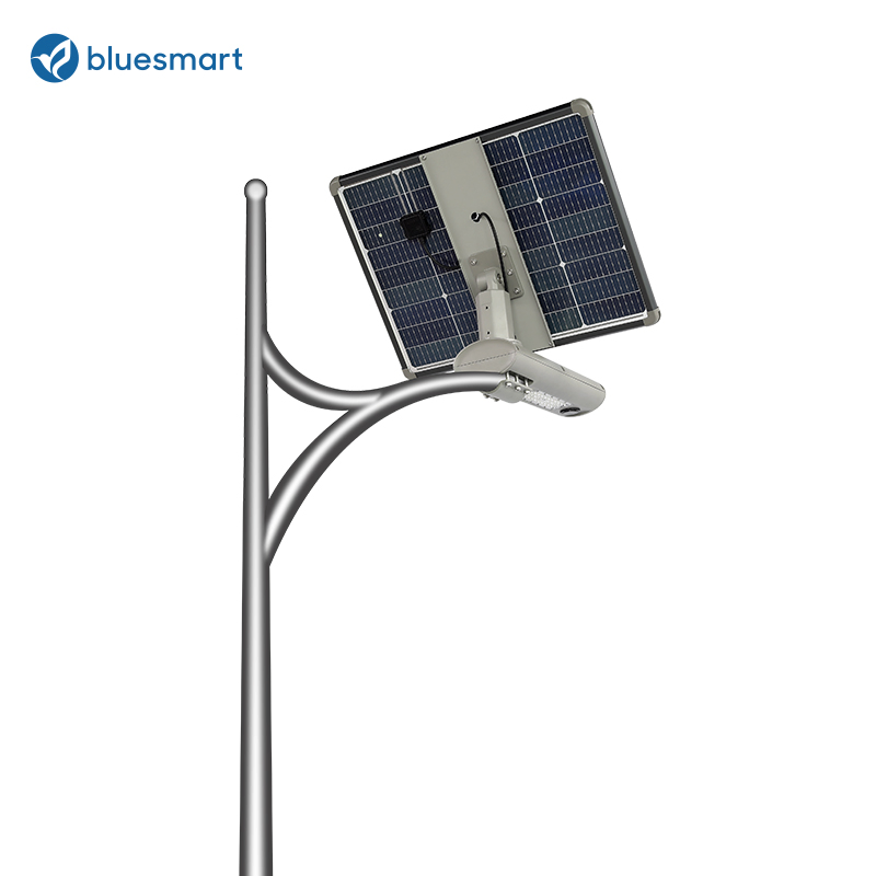 2025 Lâmpada LED Solar de Rua Bluesmart para Exterior com Segurança