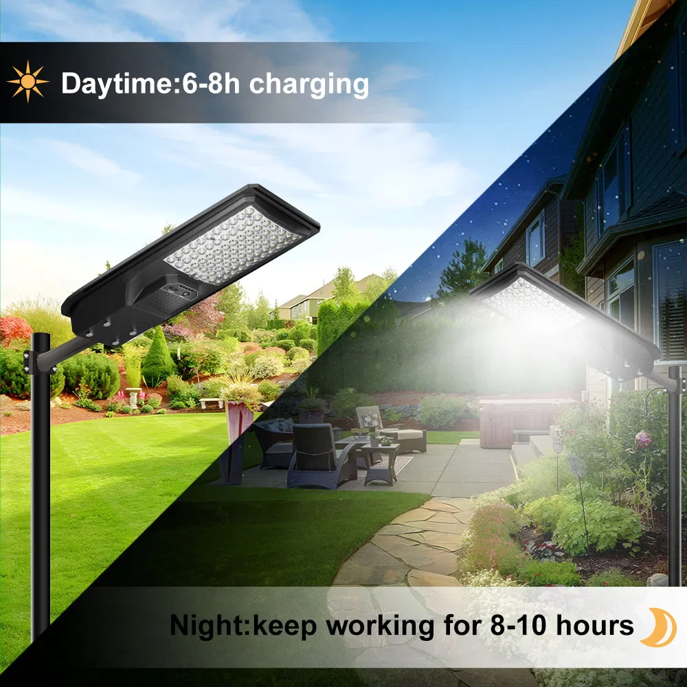 Iluminação Industrial da China Integrada Tudo em Um Luz de Rua Solar LED com Câmera