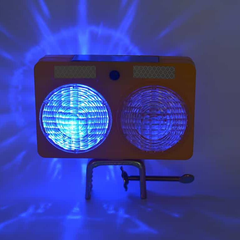 Luz de Advertência de Cone de Tráfego Solar Luz de Barreira