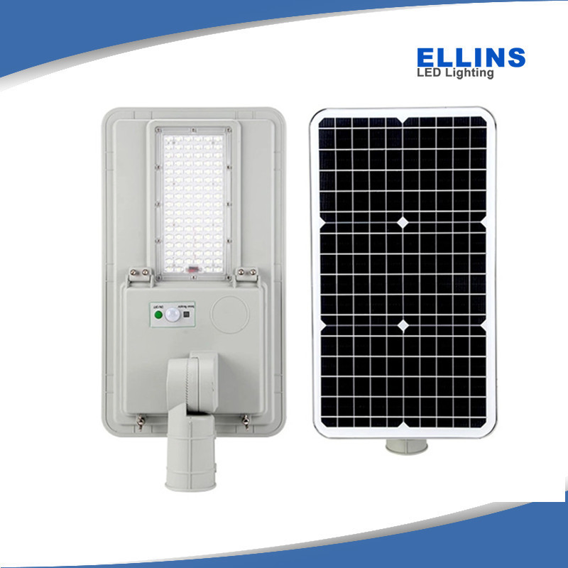 15W 20W 30W Iluminação Pública Solar Comercial com Poste
