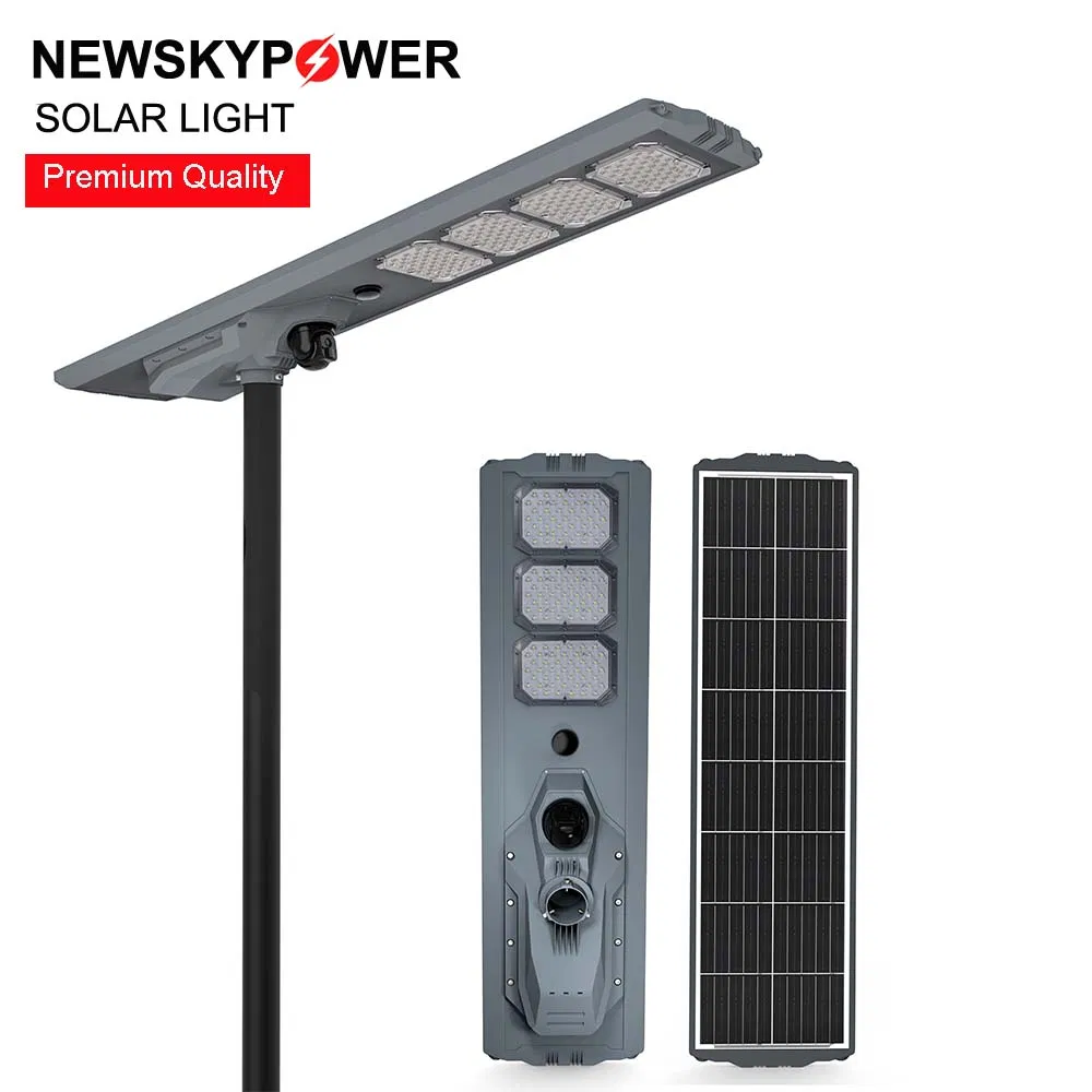 Sensor de Movimento de Câmera Preço Baixo Iluminação Pública Solar LED Super Brilhante de Alta Potência à Prova d'Água