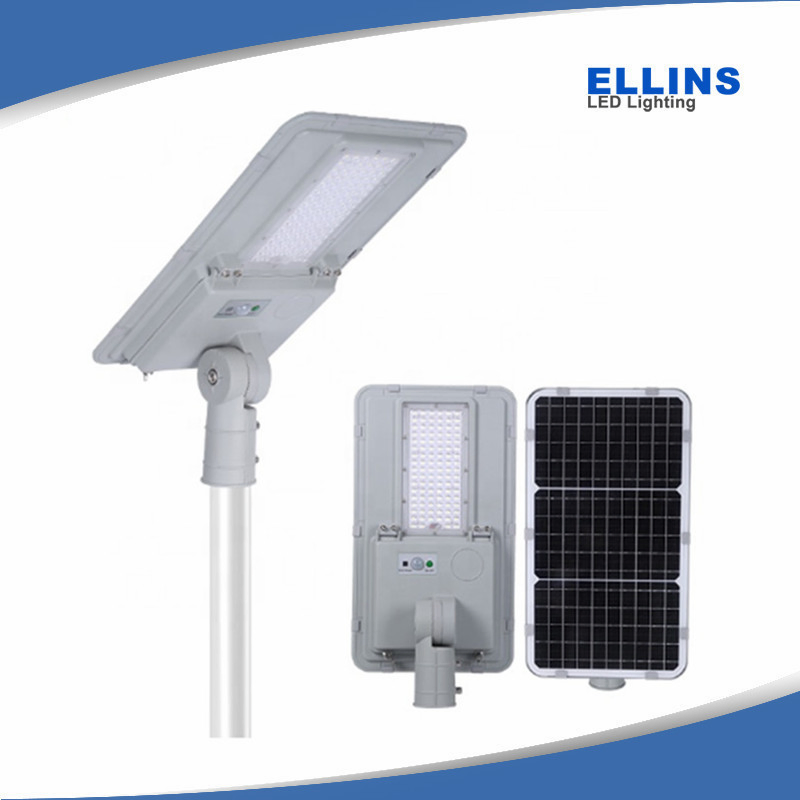 15W 20W 30W Iluminação Pública Solar Comercial com Poste