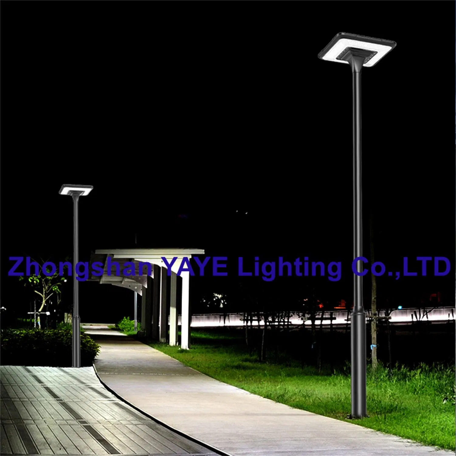 Yaye 2023 Fábrica Solar CE/RoHS 200W Iluminação Decorativa de LED para Jardim ao Ar Livre em Alumínio para Calçada e Caminho 23 Anos de Experiência em Produção e Exportação Melhor Serviço
