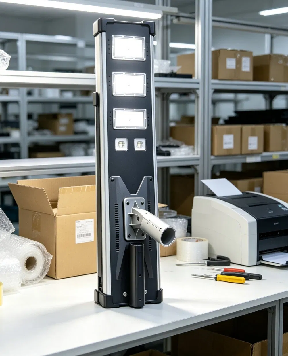 Smart Control Solar Street Lamp for Courtyard Lighting