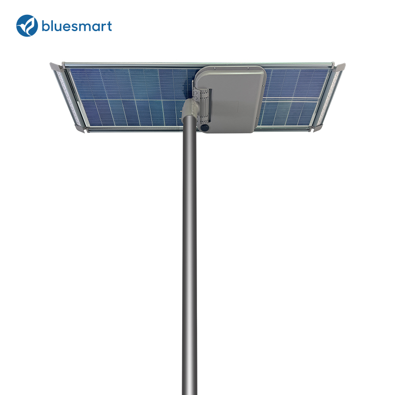 2026 Novo 20W 30W 40W 50W 60W Luz de Rua Solar Aio com Lente Anti Ofuscante para Iluminação de Estradas e Estacionamentos