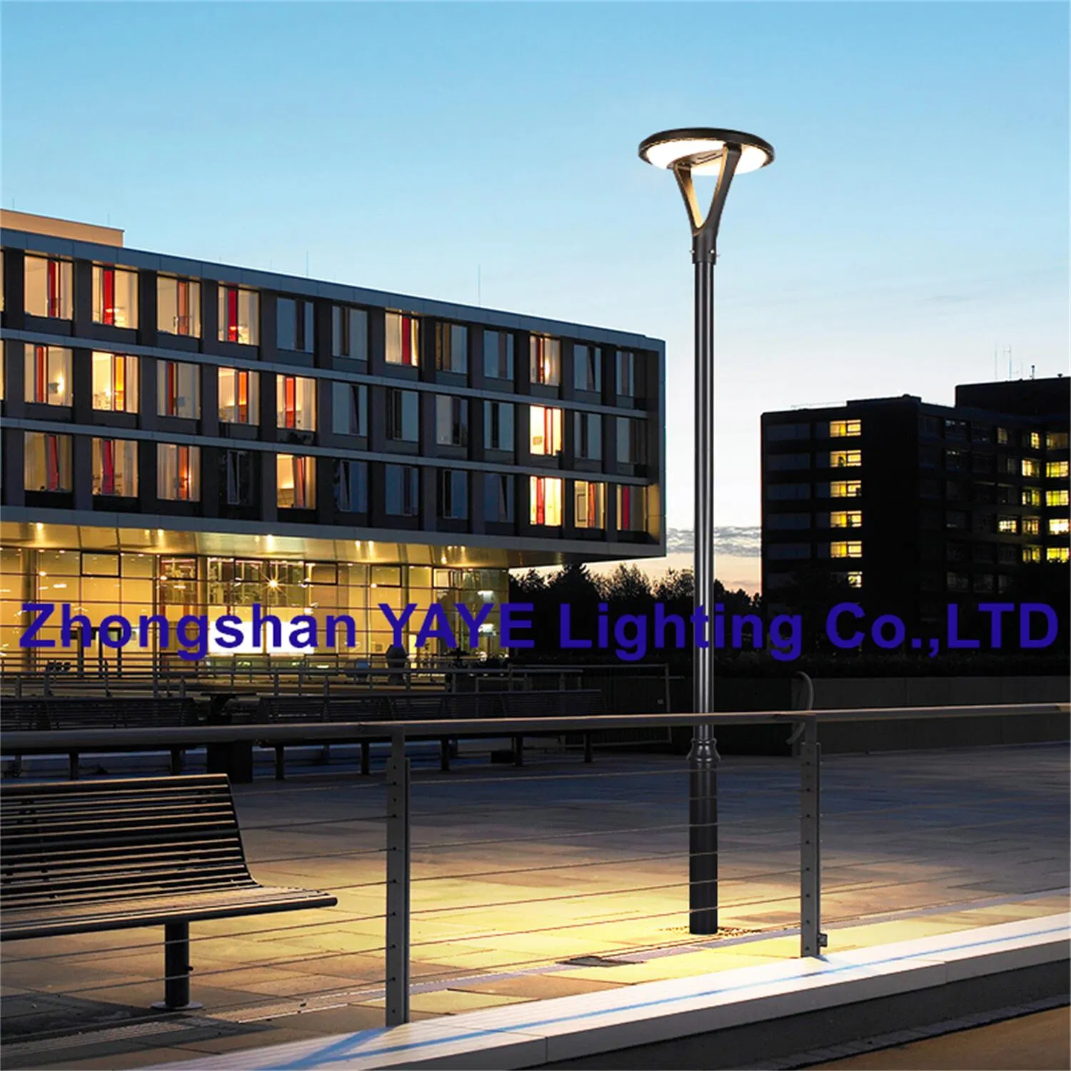 Yaye 2023 Fabricante de Painéis Solares Preço CE/RoHS 200W À Prova D'Água IP66 Alumínio LED Jardim Parque Caminho Iluminação Decorativa com Bateria de Lítio