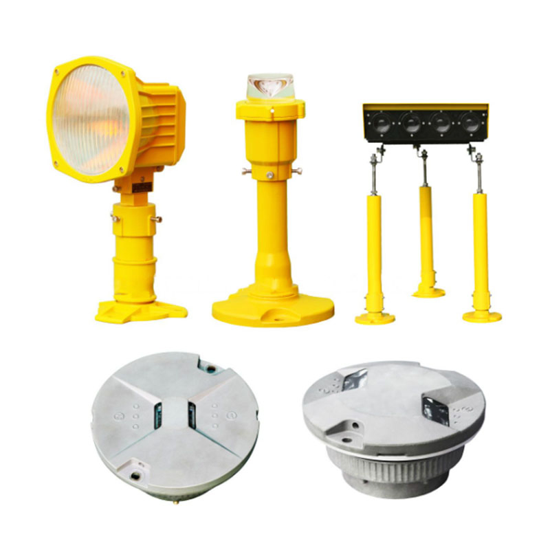 Sinal de Orientação de Táxi com Beacon Solar para Aeroporto Luz LED de Pista de Pouso