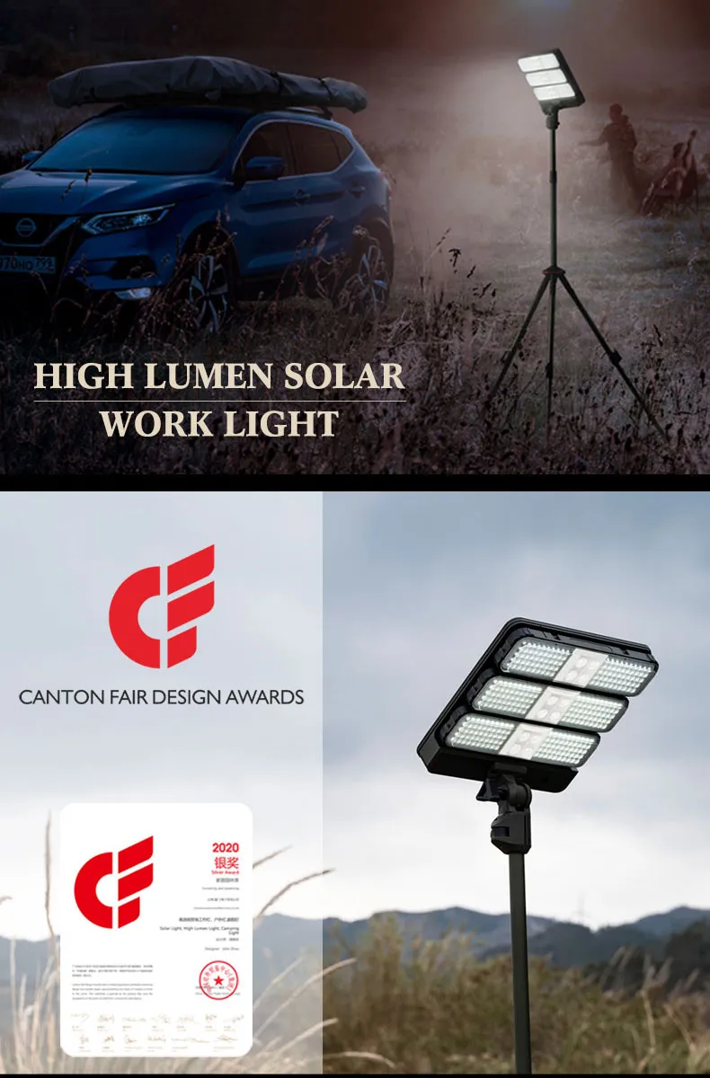 Luz Solar Tripé