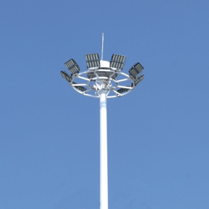 IP67 Poste de Alta Masturação ao Ar Livre em Alumínio à Prova d'Água 50W/100W/200W Lâmpada Solar LED Spot Flood Iluminação Luz