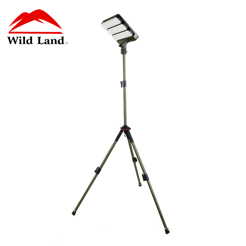 Iluminação de Tripé LED Ajustável Solar Desmontável para Camping e Trabalho ao Ar Livre