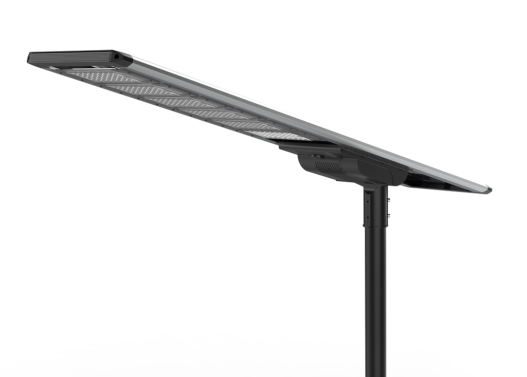200W Lâmpada Solar Integrada de Alta Potência com Sensor de Movimento IP66 Iluminação Externa